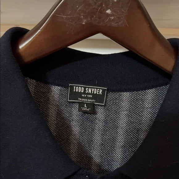 Todd Snyder Vertical Stripe Bungalow Polo Shirt